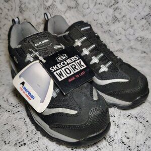 Women's Skechers Energy Fierce Steel Toe Athletic Slip-on Work Shoes (RARE)